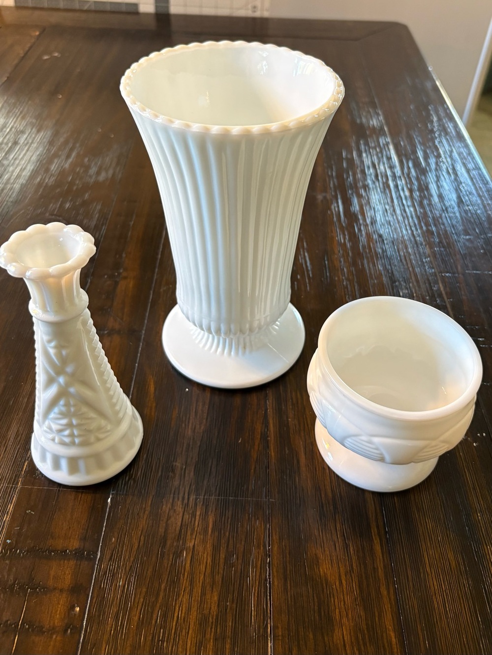Vintage milk glass